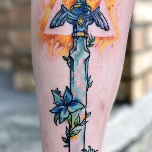 Watercolour LOZ sword